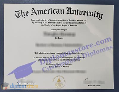 American University Credentials Credentials