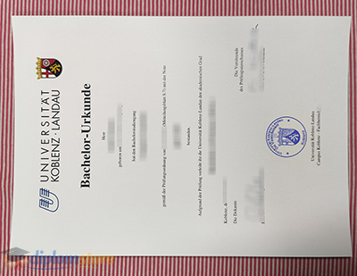 Universität Koblenz-Landau urkunde, University of Koblenz-Landau Qualification,