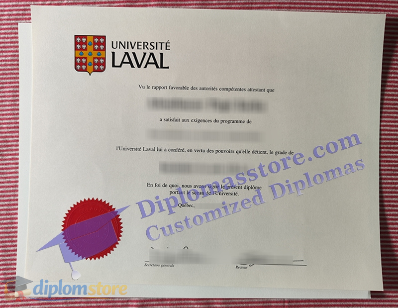 Laval University diploma