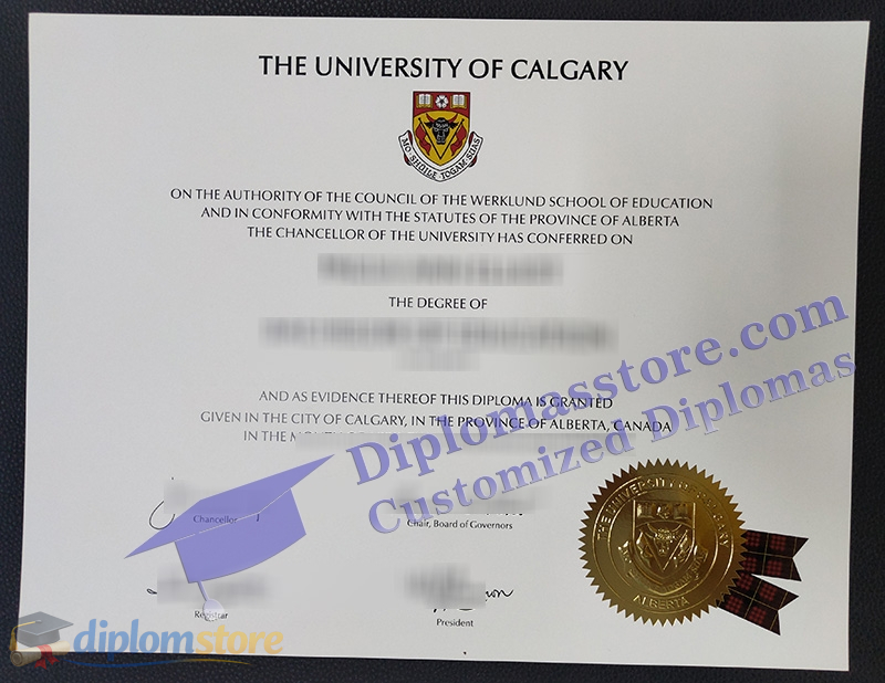 University of Calgary diploma
