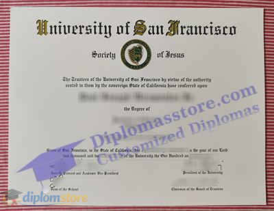 University of San Francisco Credentials Credentials