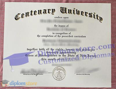 Centenary University Credentials, Centenary University Credentials,