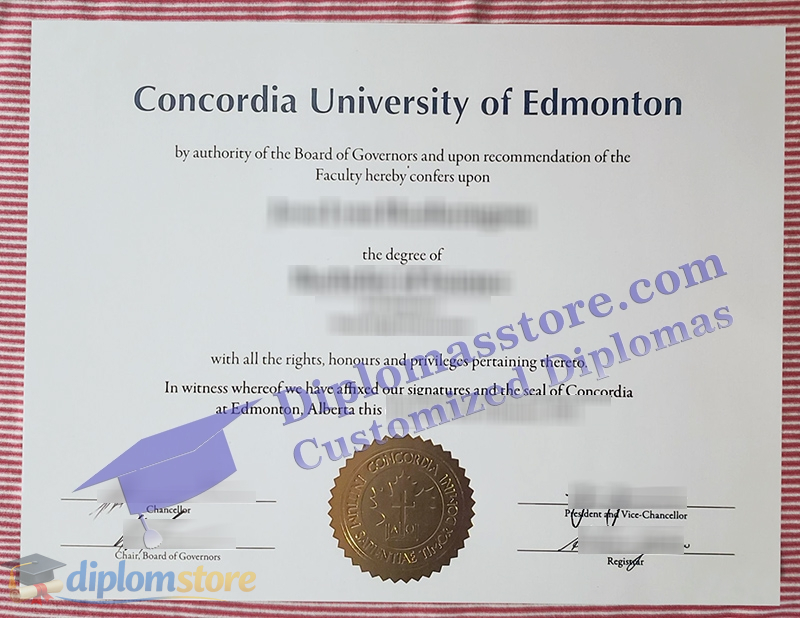 Concordia University of Edmonton diploma