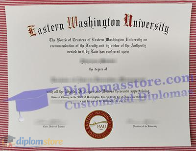 Reproduction Eastern Washington University Credentials