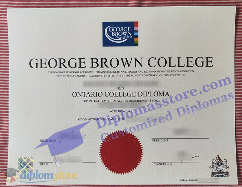 George Brown College diploma