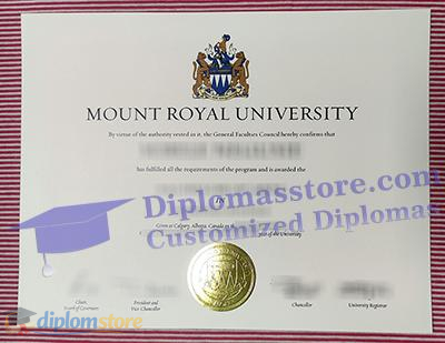 Get Mount Royal University Credentials