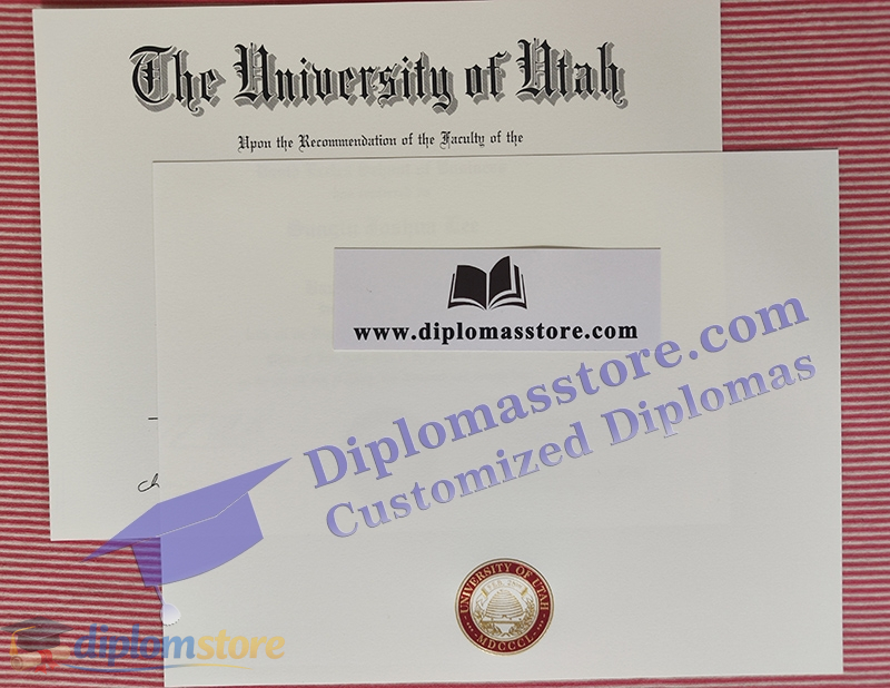 University of Utah certificate