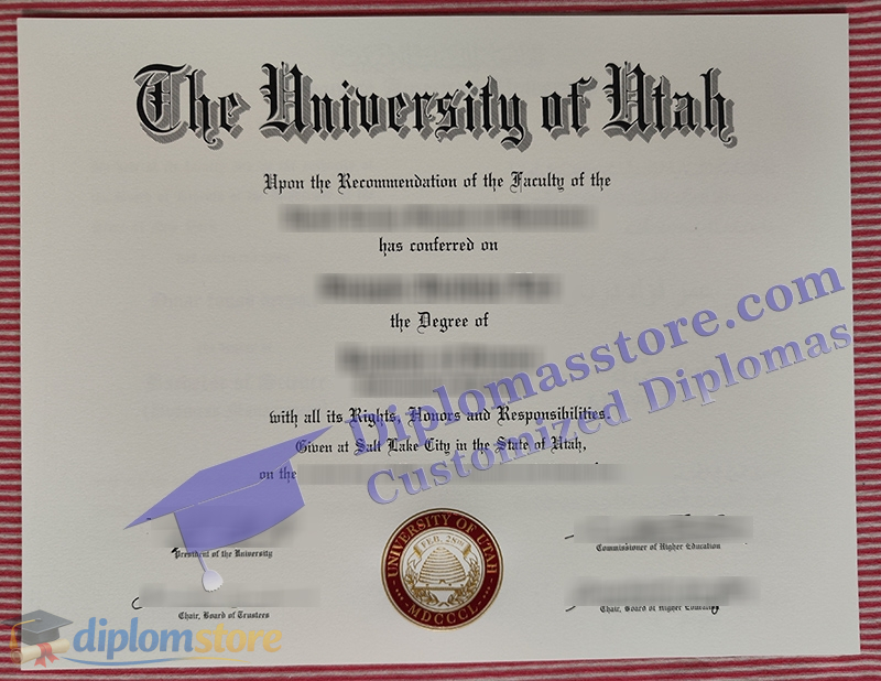 University of Utah diploma