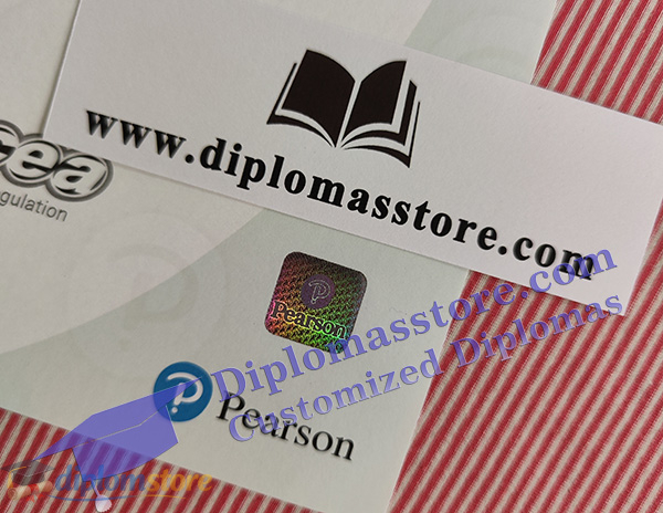 Pearson Credentials hologram, BTEC Credentials hologram,
