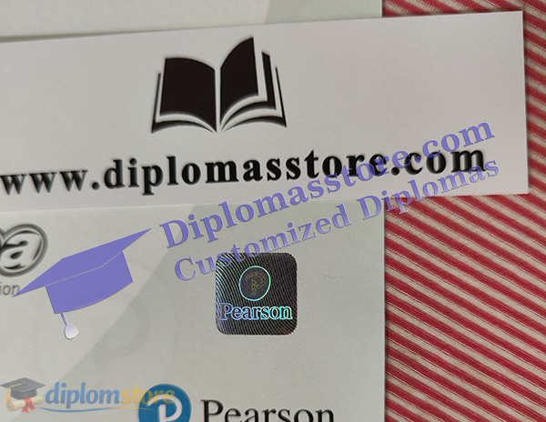 Pearson Credentials hologram, BTEC Credentials hologram,
