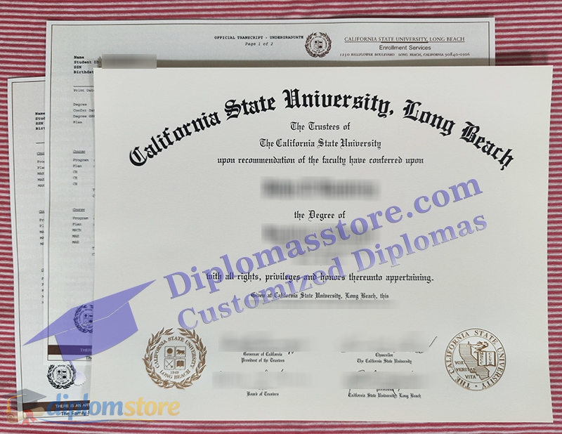 Cal State Long Beach diploma