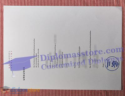 Universität Kassel urkunde Credentials