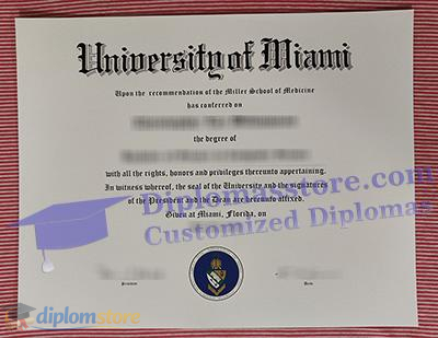 University of Miami Qualification Credentials