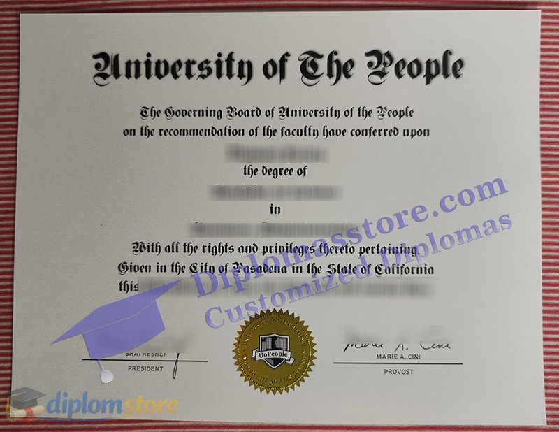 University of the People diploma
