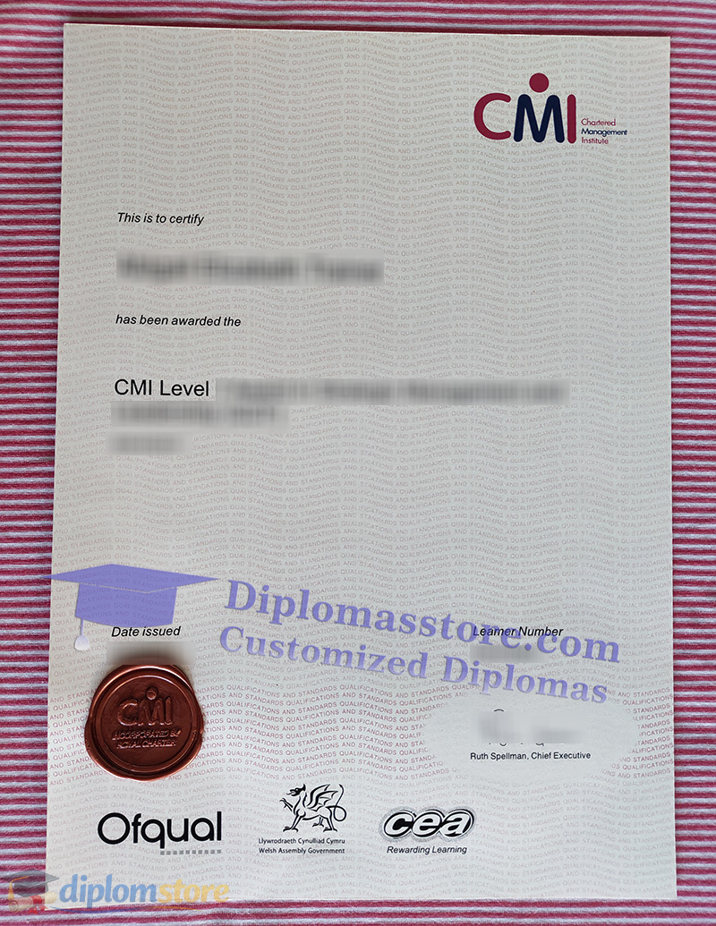 CMI certificate