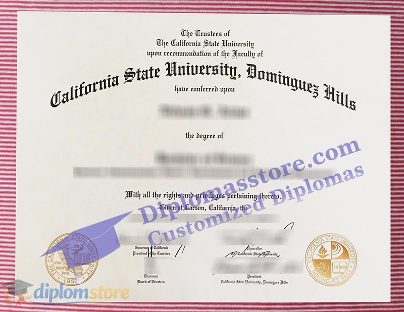CSU Dominguez Hills diploma
