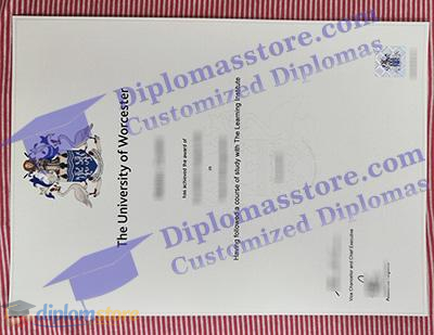 University of Worcester Credentials