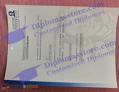 Goethe-Universität Frankfurt Credentials