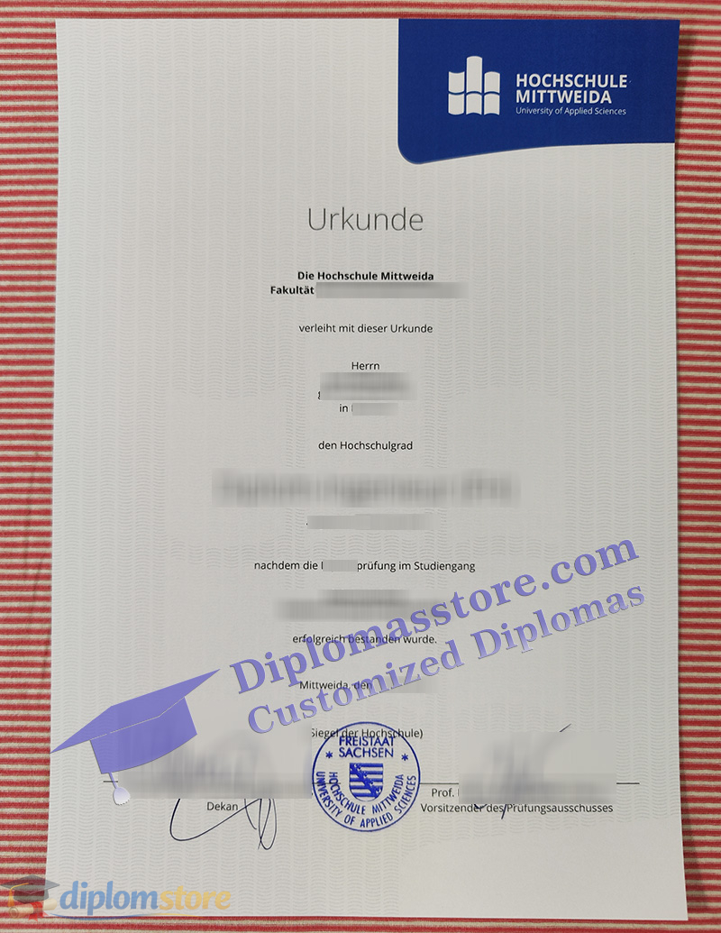 Hochschule Mittweida urkunde,