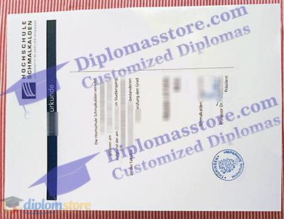 Hochschule Schmalkalden Credentials