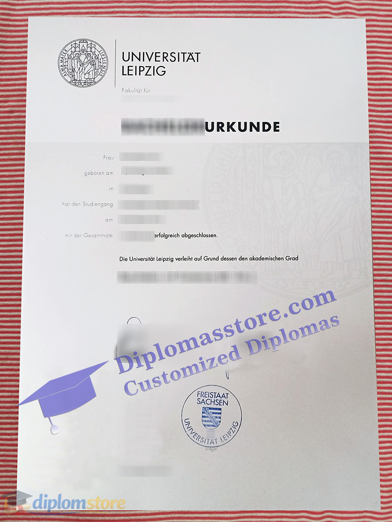 Universität Leipzig urkunde