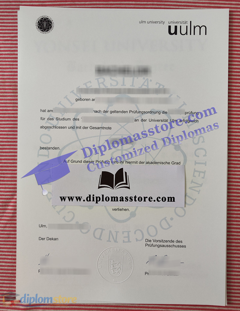 Universität ulm urkunde, Universität ulm Qualification,