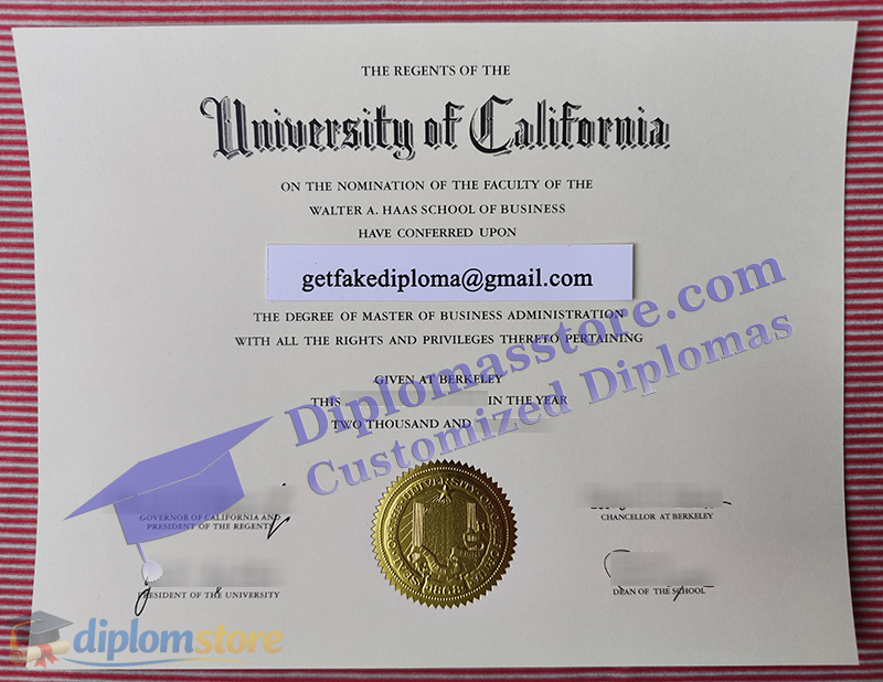 University of California Berkeley Credentials, UC Berkeley diploma,