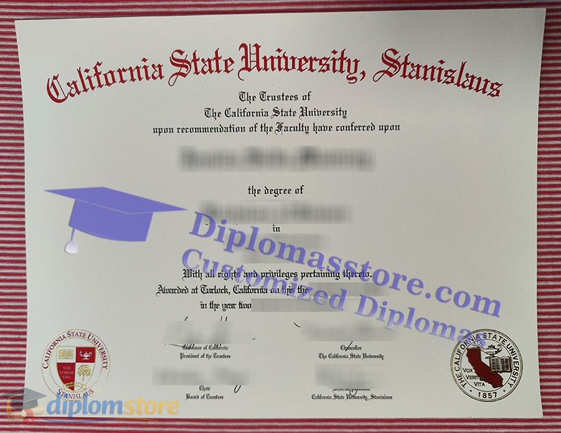 CSU Stanislaus diploma