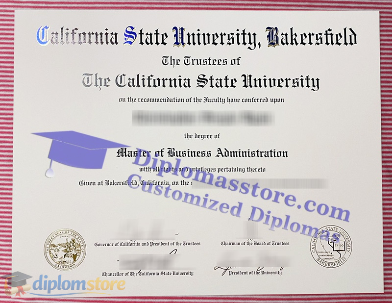 CSU Bakersfield diploma