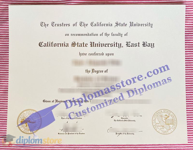CSU East Bay diploma