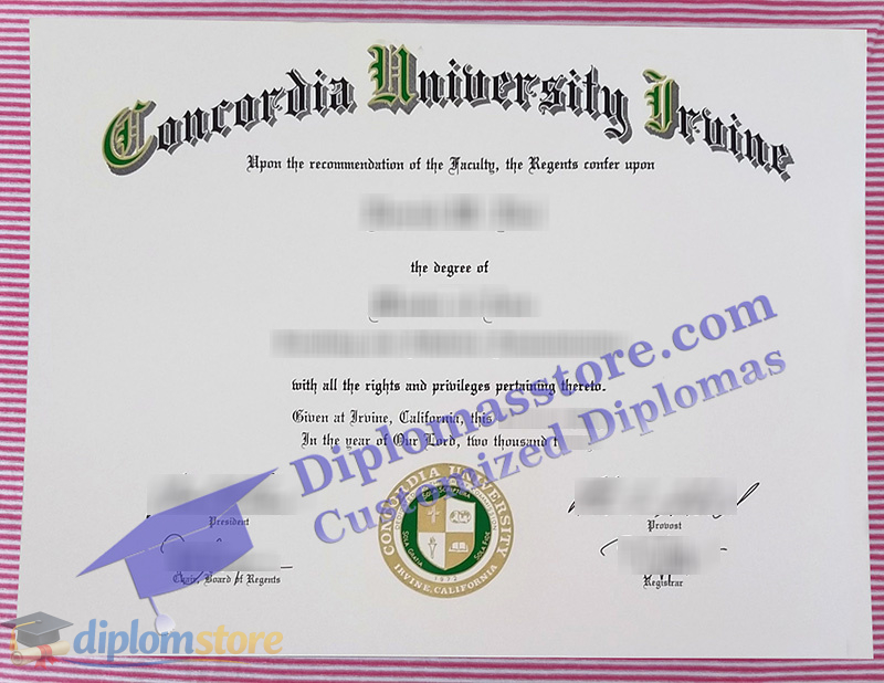 Concordia University Irvine diploma