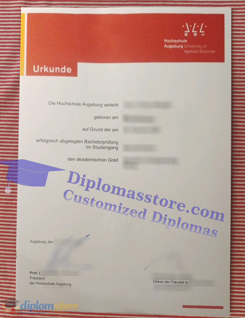 Hochschule Augsburg urkunde
