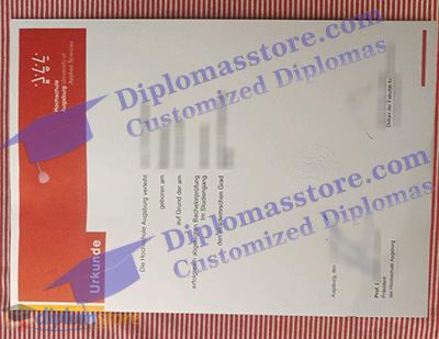 Hochschule Augsburg Credentials