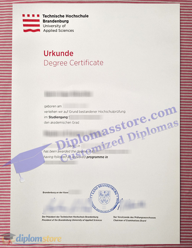 Technische Hochschule Brandenburg urkunde