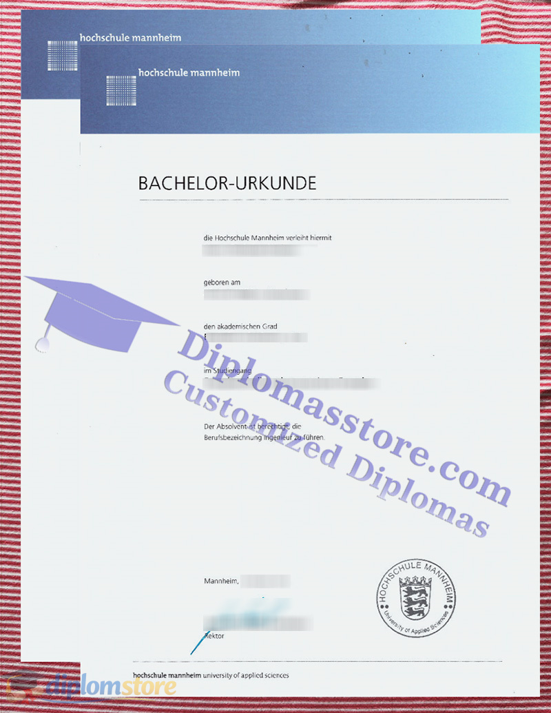 Hochschule Mannheim urkunde
