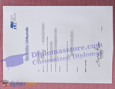 TH Wildau urkunde