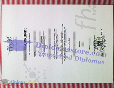 Fachhochschule Kufstein Tirol Credentials
