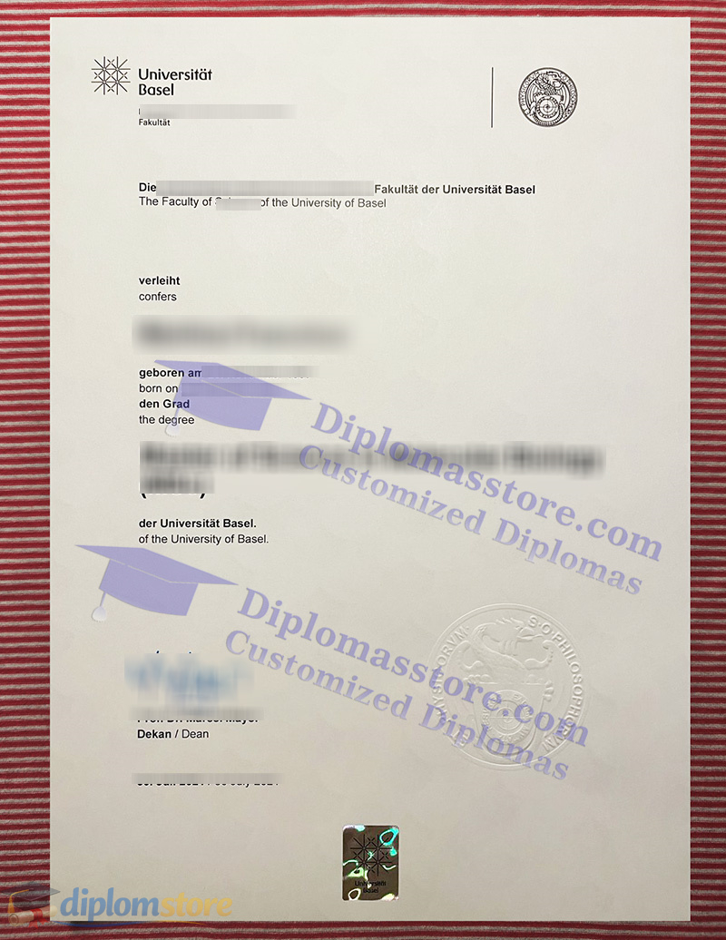 Universität Basel degree