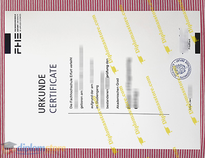 Fachhochschule Erfurt Credentials