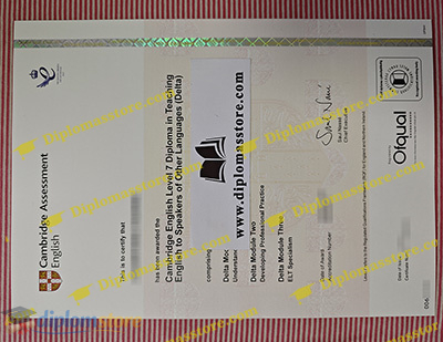 Cambridge DELTA Credentials