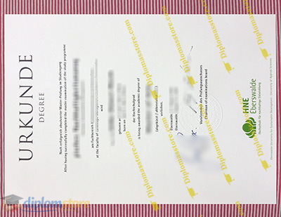 HNE Eberswalde Credentials