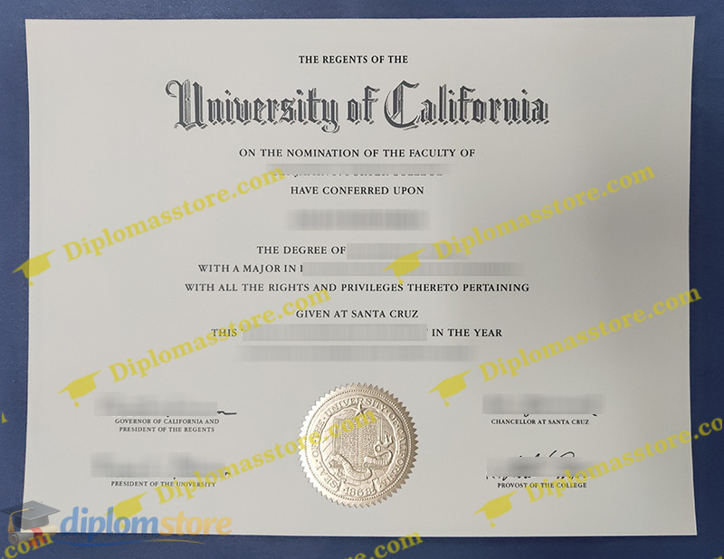UC Santa Cruz Credentials, University of California Santa Cruz Qualification,