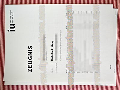 IU Internationale Hochschule zeugnis