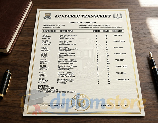 Diplomstore transcript 0