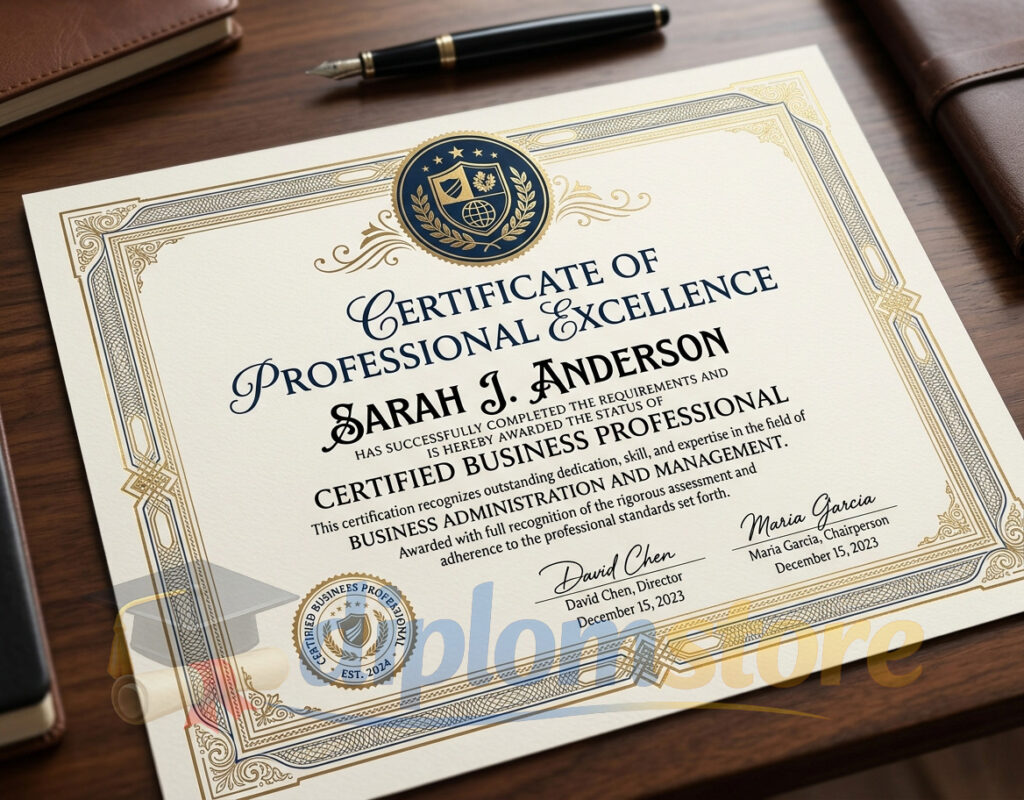 diplomstore replica certificate 0