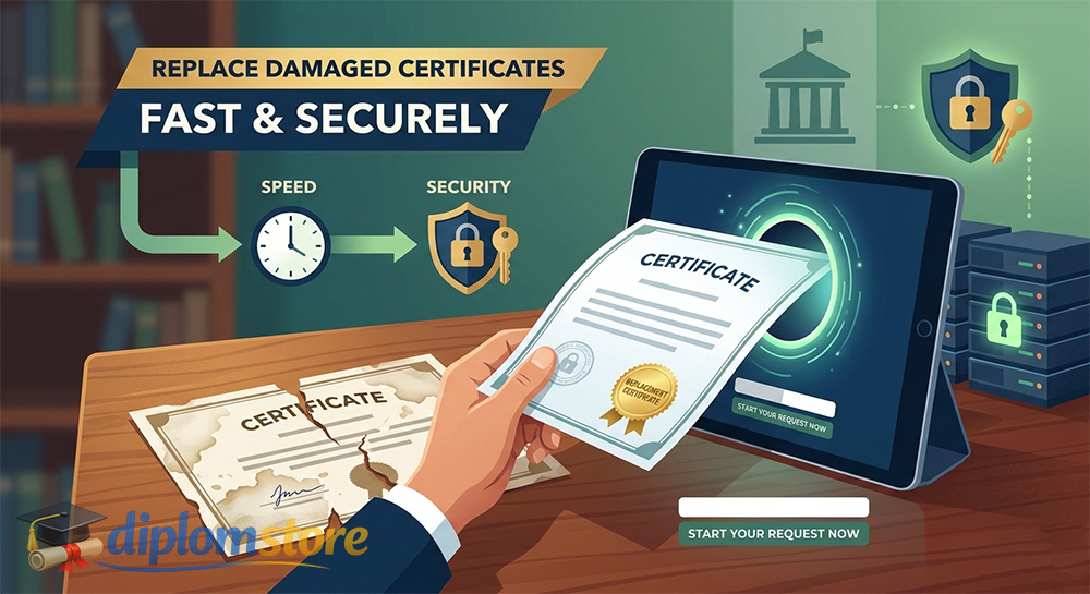 Replace Damaged Certificates