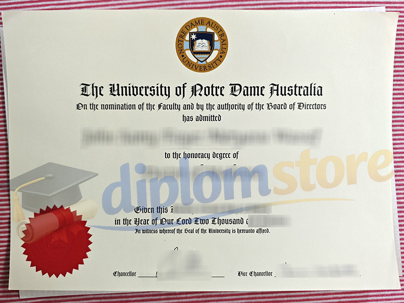 University of Notre Dame Australia degree