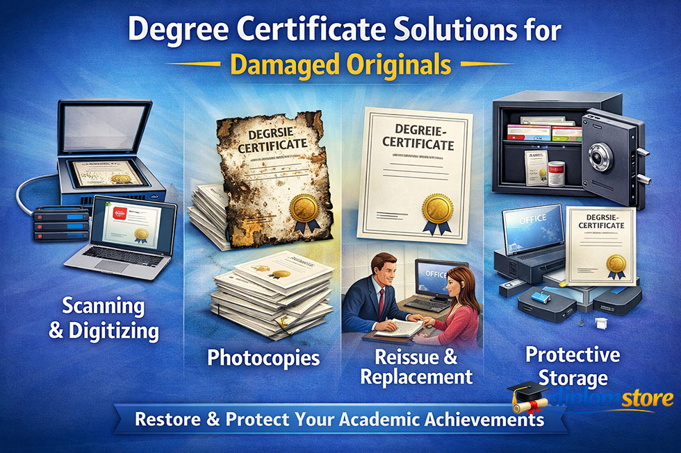 degree certificate storage